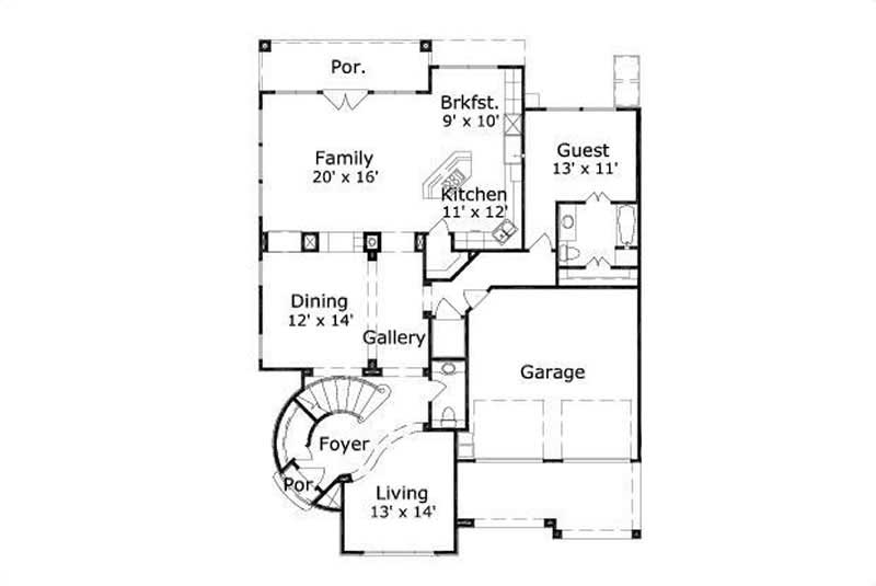MAIN LEVEL FLOOR PLAN