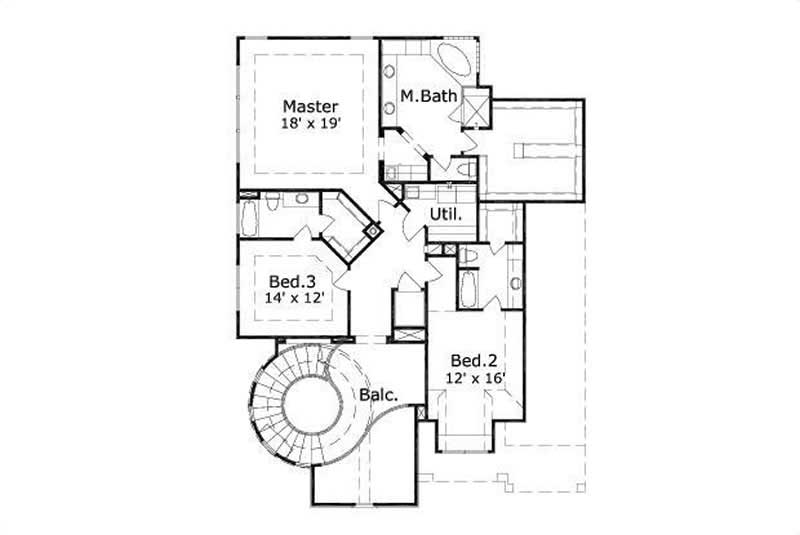 SECOND LEVEL FLOOR PLAN