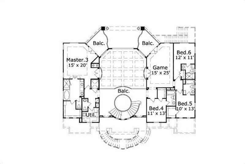 SECOND LEVEL FLOOR PLAN