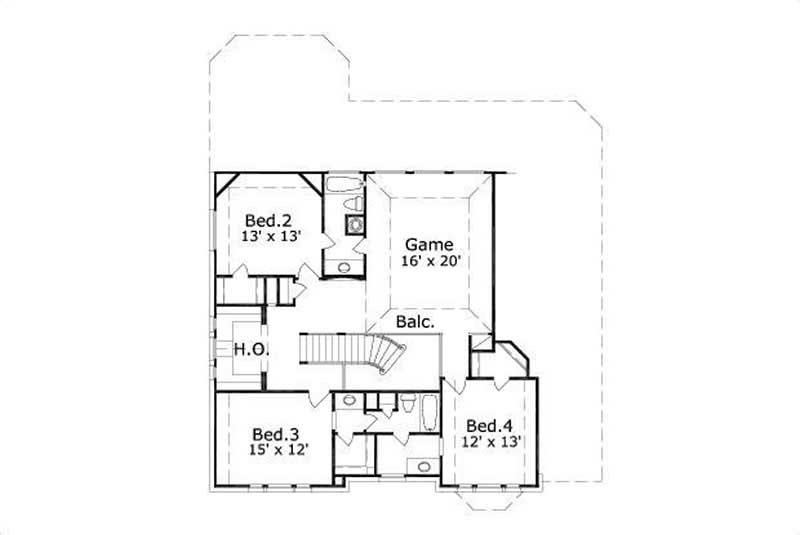 SECOND LEVEL FLOOR PLAN