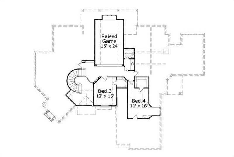 SECOND LEVEL FLOOR PLAN