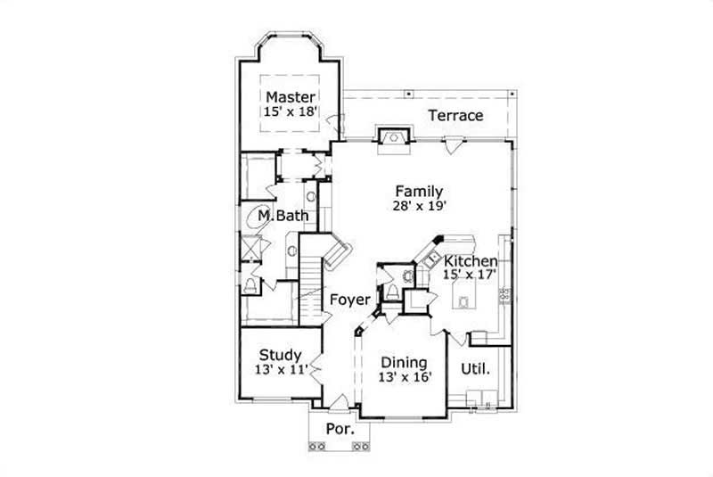 MAIN LEVEL FLOOR PLAN