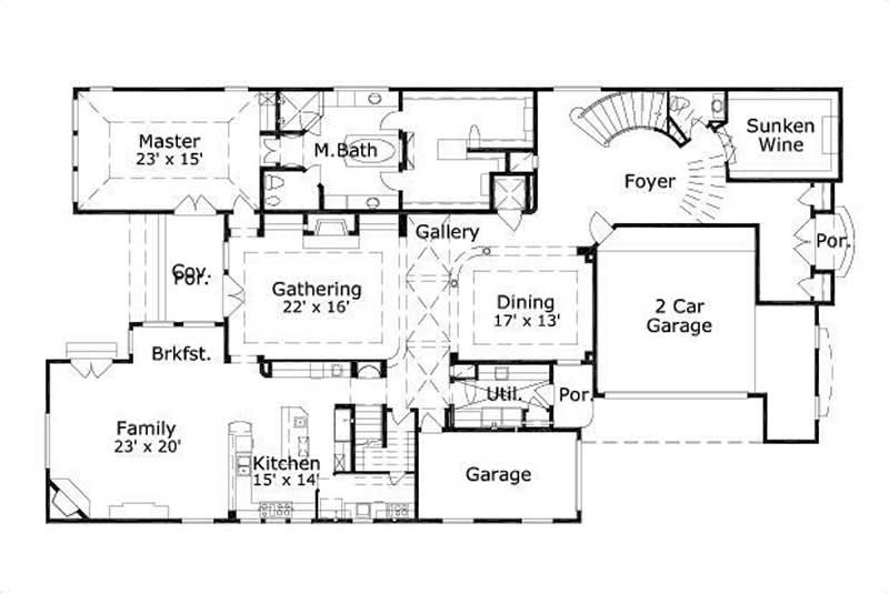 MAIN LEVEL FLOOR PLAN