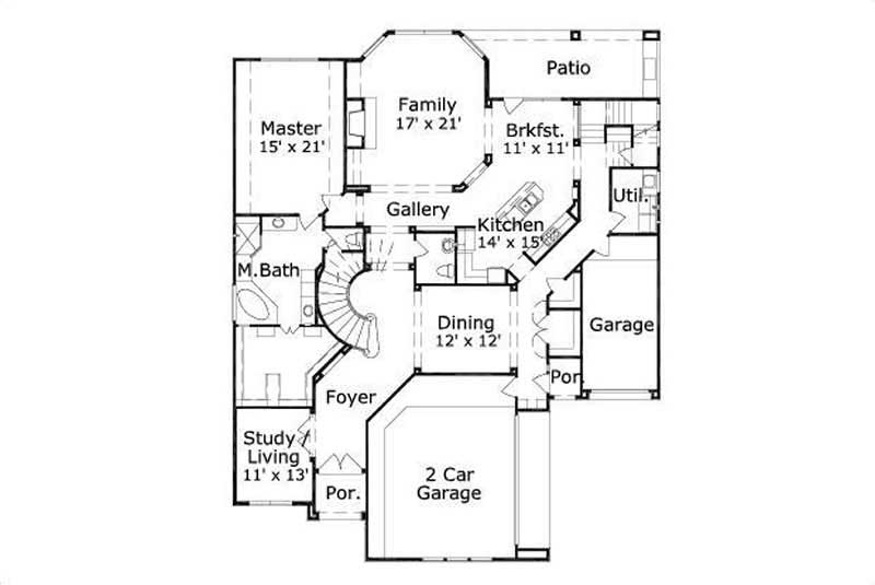 MAIN LEVEL FLOOR PLAN