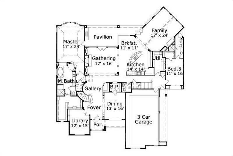 MAIN LEVEL FLOOR PLAN