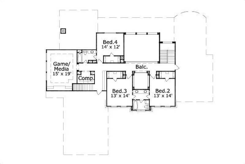 SECOND LEVEL FLOOR PLAN