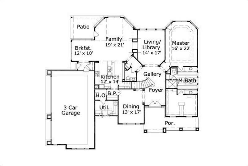 MAIN LEVEL FLOOR PLAN