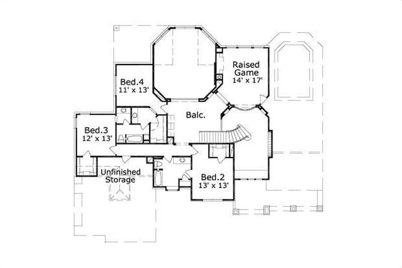 SECOND LEVEL FLOOR PLAN