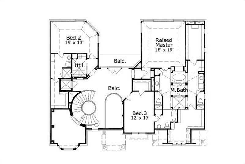 SECOND LEVEL FLOOR PLAN