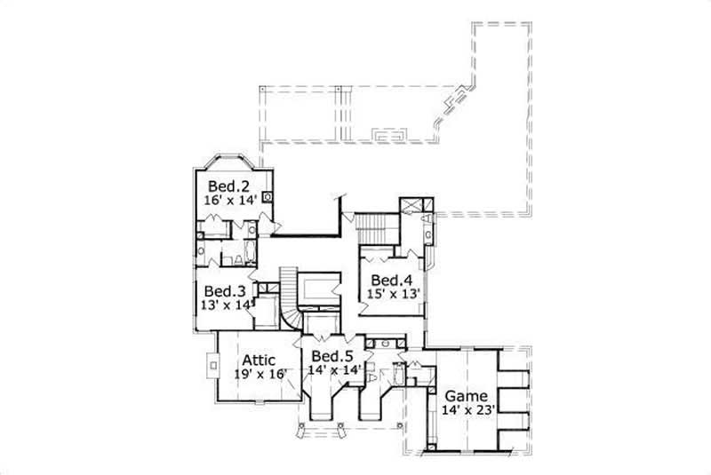 SECOND LEVEL FLOOR PLAN