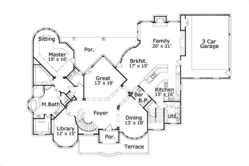 MAIN LEVEL FLOOR PLAN