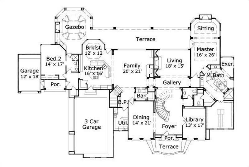 MAIN LEVEL FLOOR PLAN
