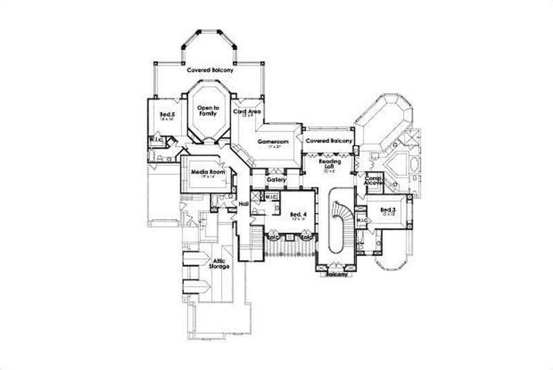 SECOND LEVEL FLOOR PLAN