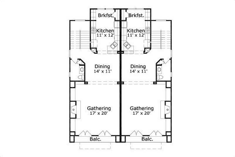 SECOND LEVEL FLOOR PLAN
