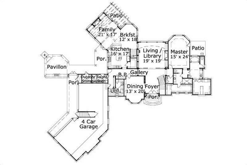 MAIN LEVEL FLOOR PLAN