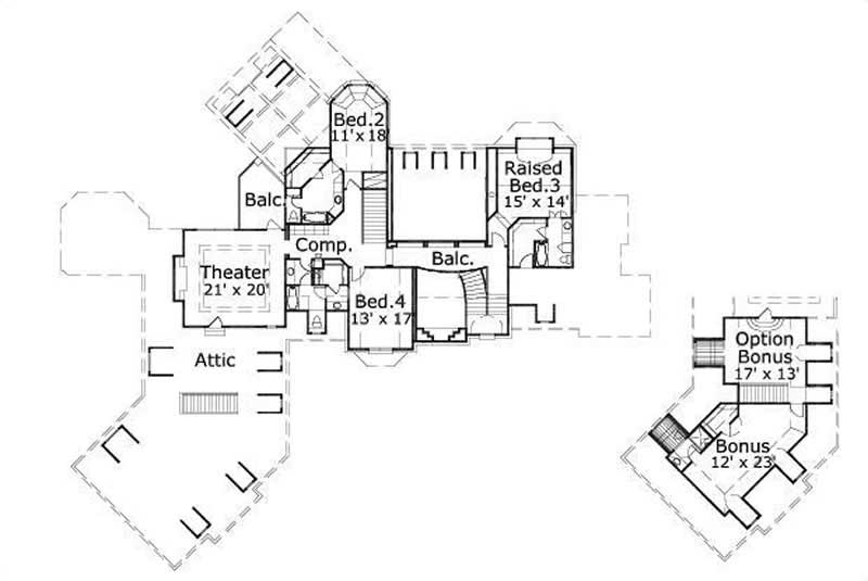 SECOND LEVEL FLOOR PLAN