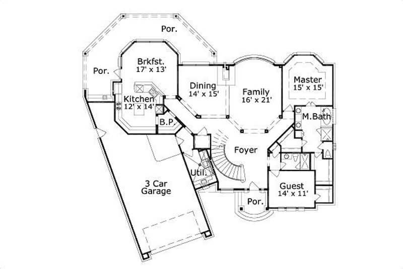 MAIN LEVEL FLOOR PLAN