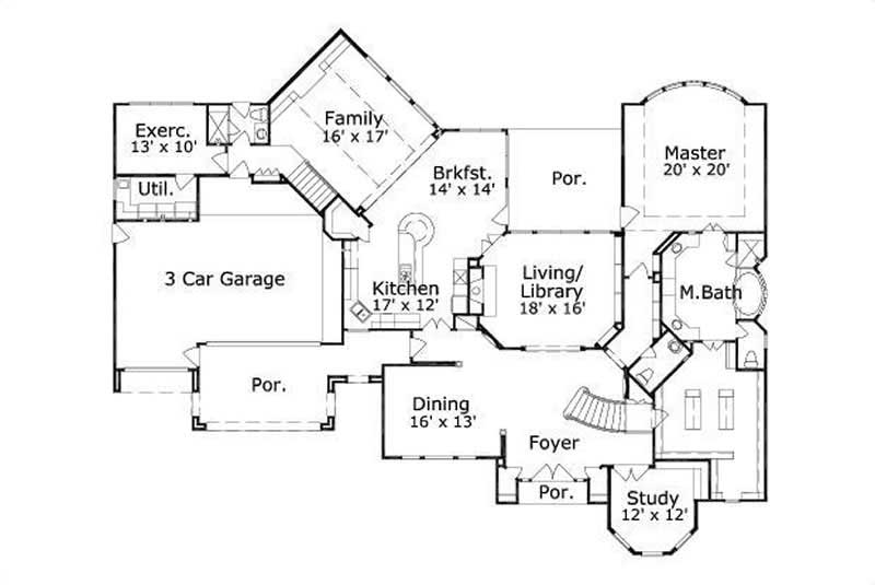 MAIN LEVEL FLOOR PLAN