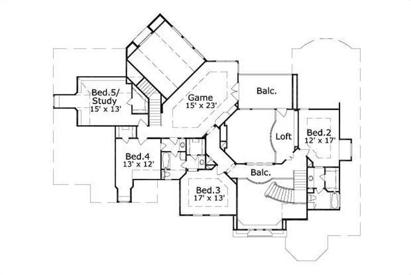 SECOND LEVEL FLOOR PLAN