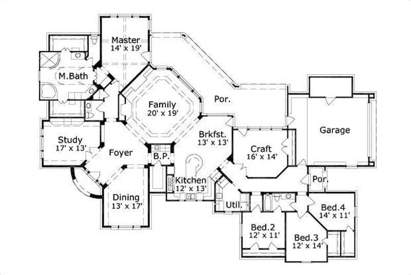 MAIN LEVEL FLOOR PLAN
