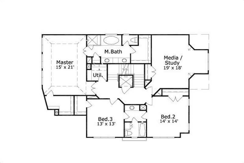 SECOND LEVEL FLOOR PLAN