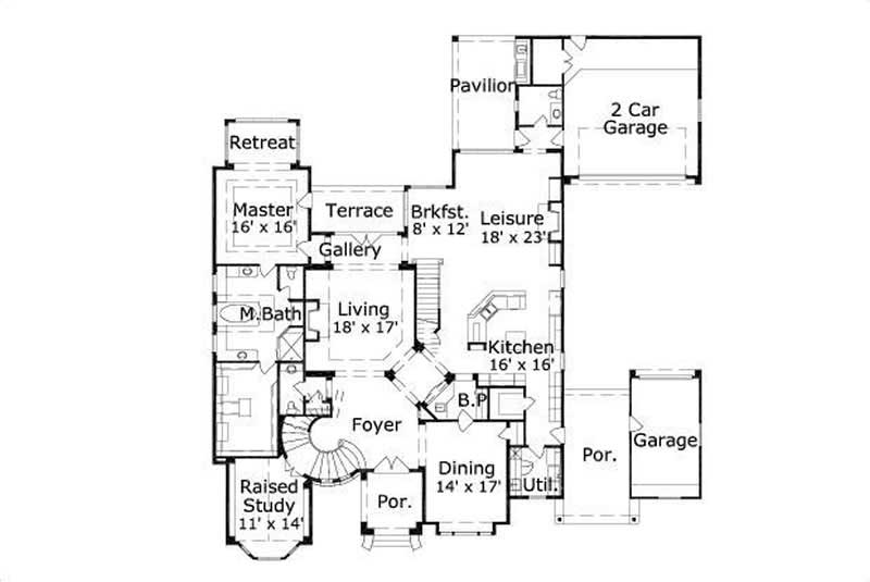 MAIN LEVEL FLOOR PLAN