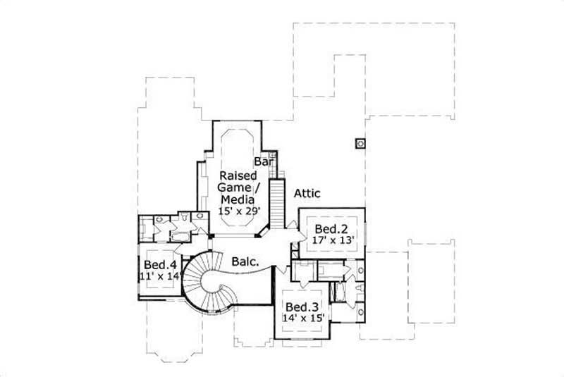 SECOND LEVEL FLOOR PLAN
