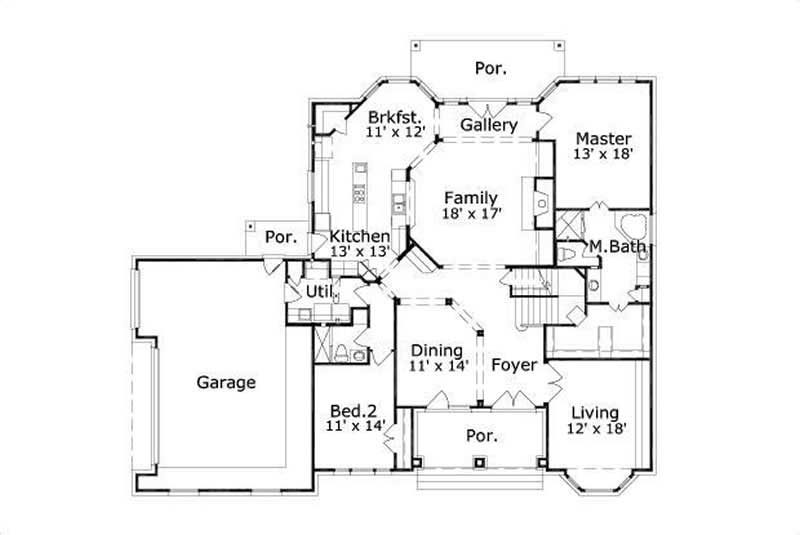 MAIN LEVEL FLOOR PLAN