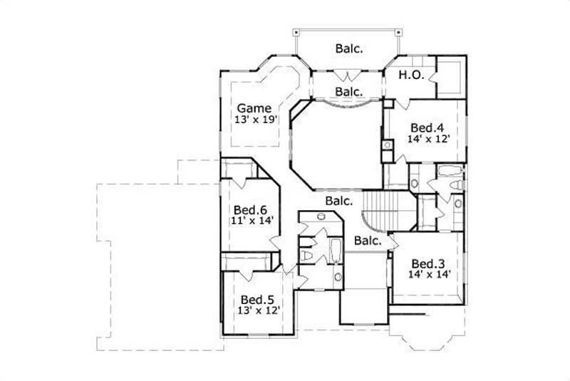 SECOND LEVEL FLOOR PLAN