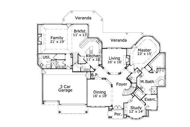 MAIN LEVEL FLOOR PLAN