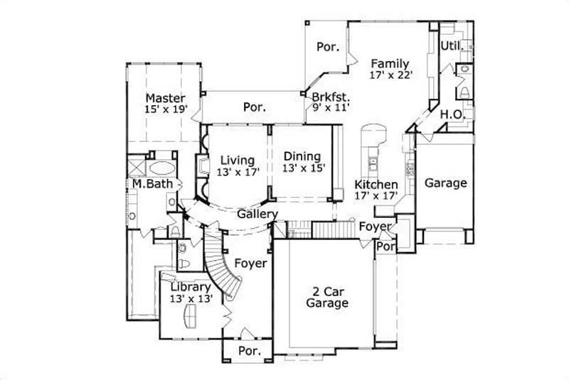 MAIN LEVEL FLOOR PLAN