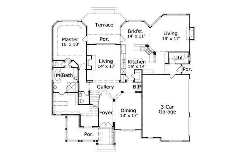 MAIN LEVEL FLOOR PLAN