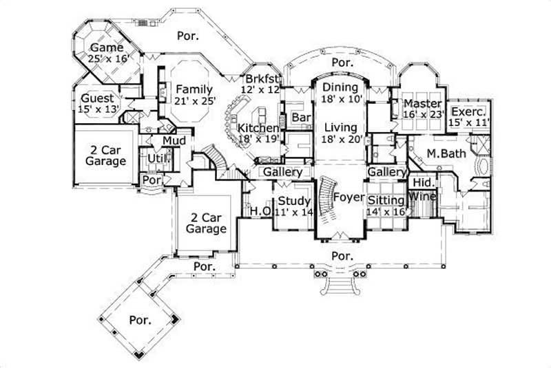 MAIN LEVEL FLOOR PLAN