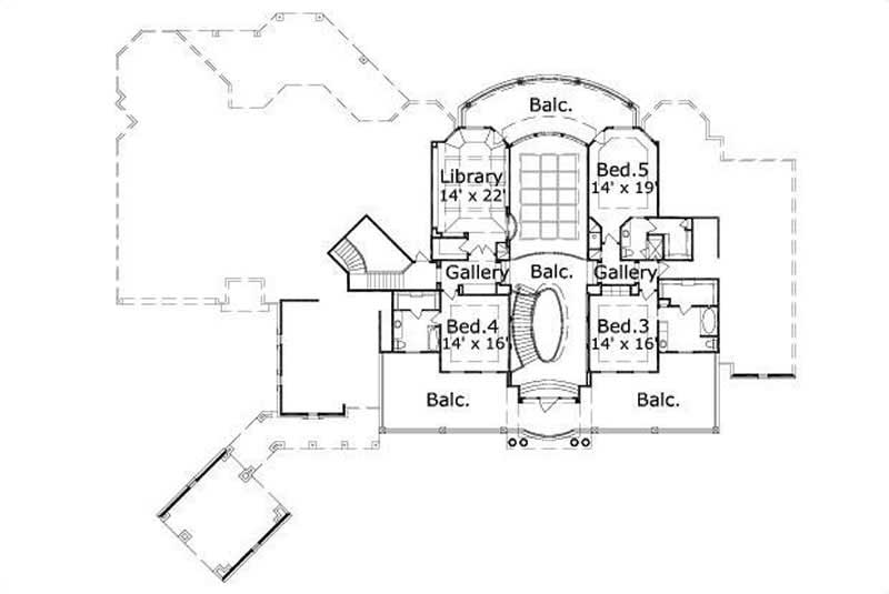 SECOND LEVEL FLOOR PLAN