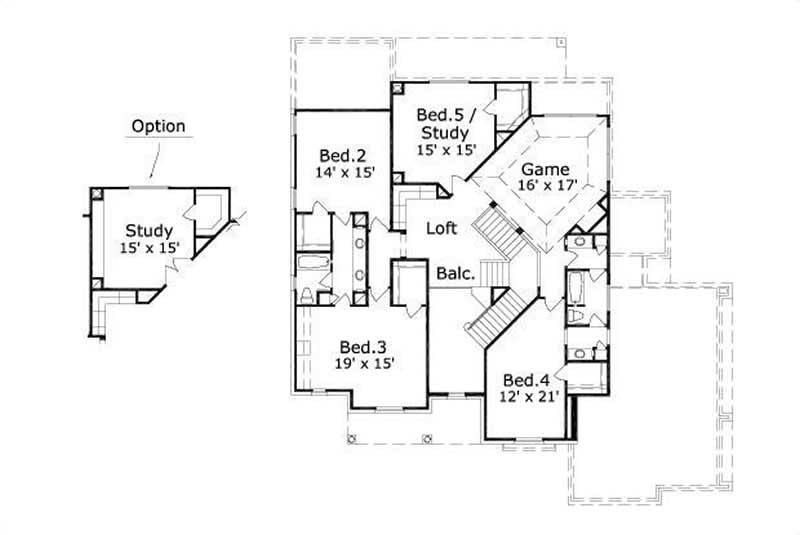 SECOND LEVEL FLOOR PLAN
