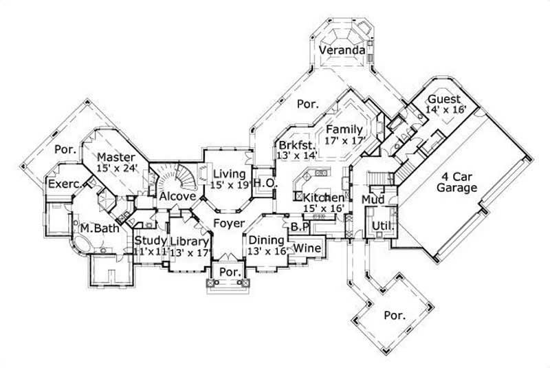 MAIN LEVEL FLOOR PLAN