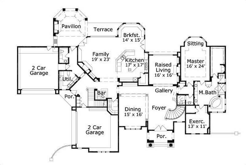 MAIN LEVEL FLOOR PLAN