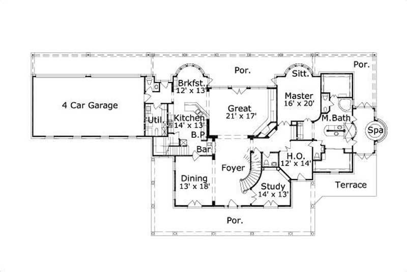 MAIN LEVEL FLOOR PLAN