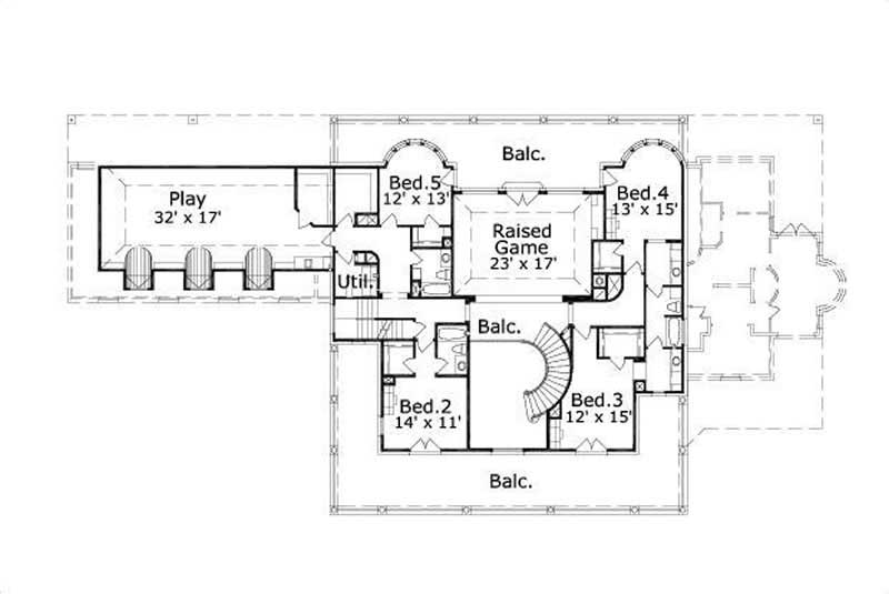 SECOND LEVEL FLOOR PLAN