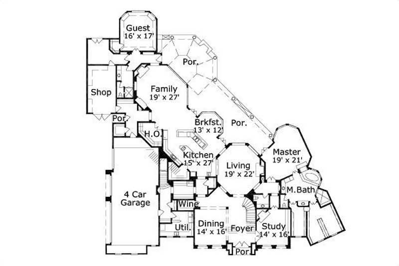 MAIN LEVEL FLOOR PLAN
