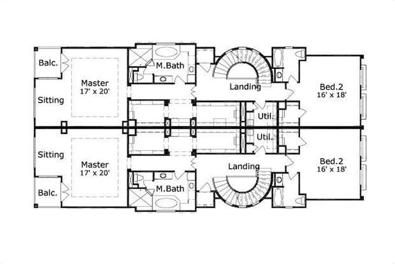 SECOND LEVEL FLOOR PLAN