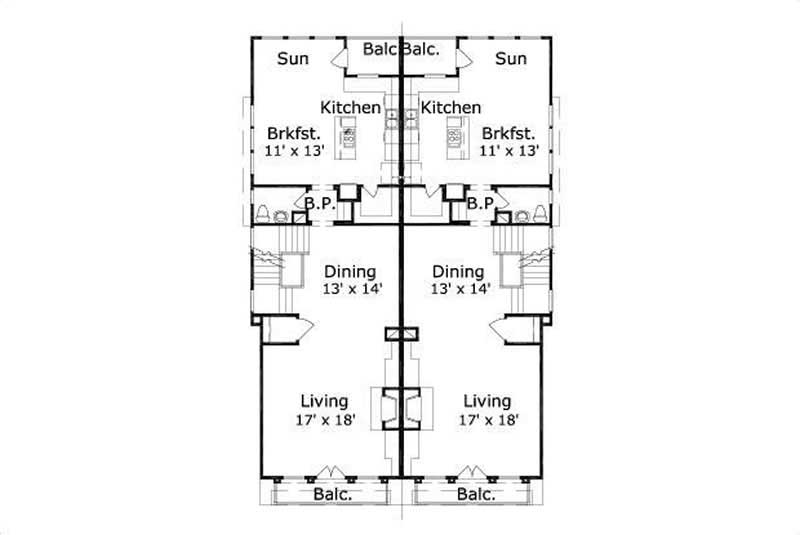 SECOND LEVEL FLOOR PLAN
