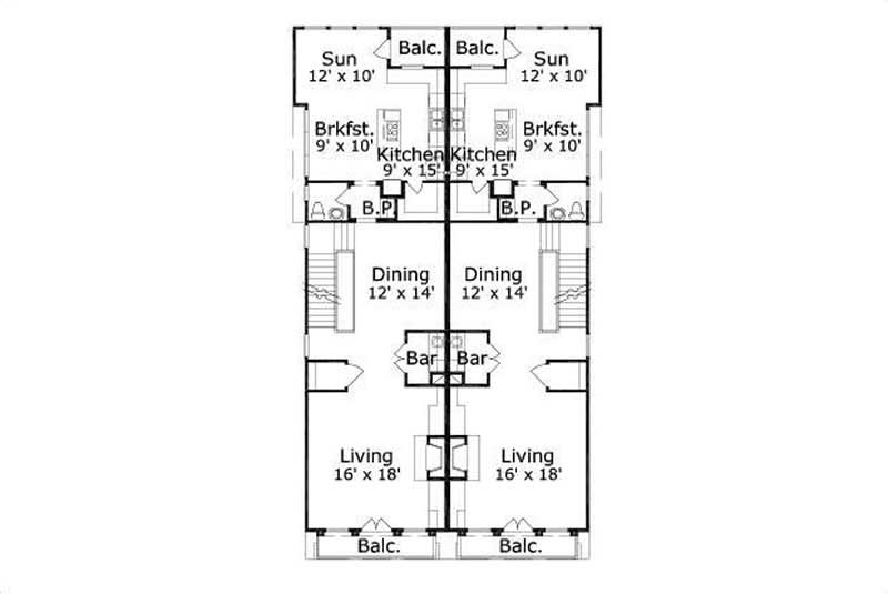 SECOND LEVEL FLOOR PLAN