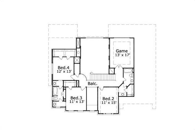 SECOND LEVEL FLOOR PLAN