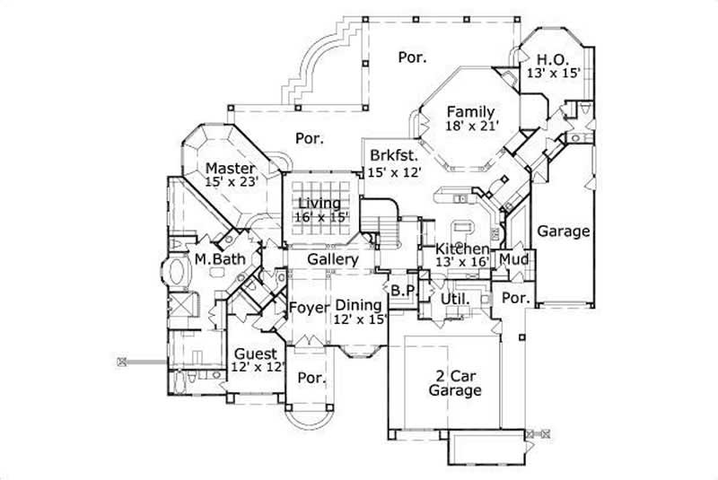 MAIN LEVEL FLOOR PLAN