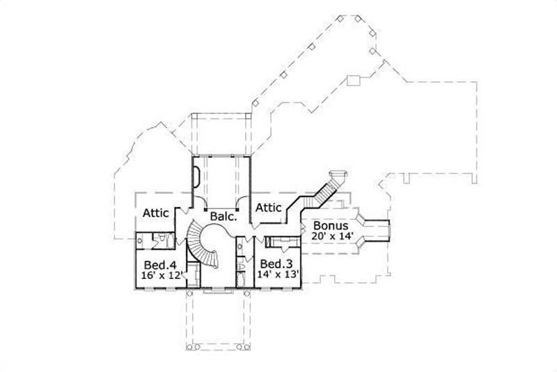 SECOND LEVEL FLOOR PLAN