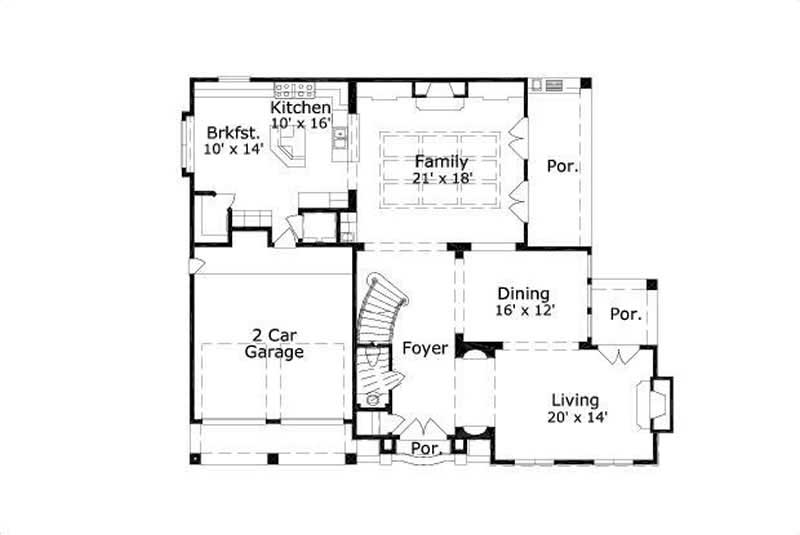 MAIN LEVEL FLOOR PLAN