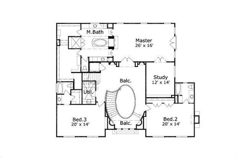 SECOND LEVEL FLOOR PLAN