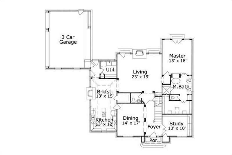 MAIN LEVEL FLOOR PLAN