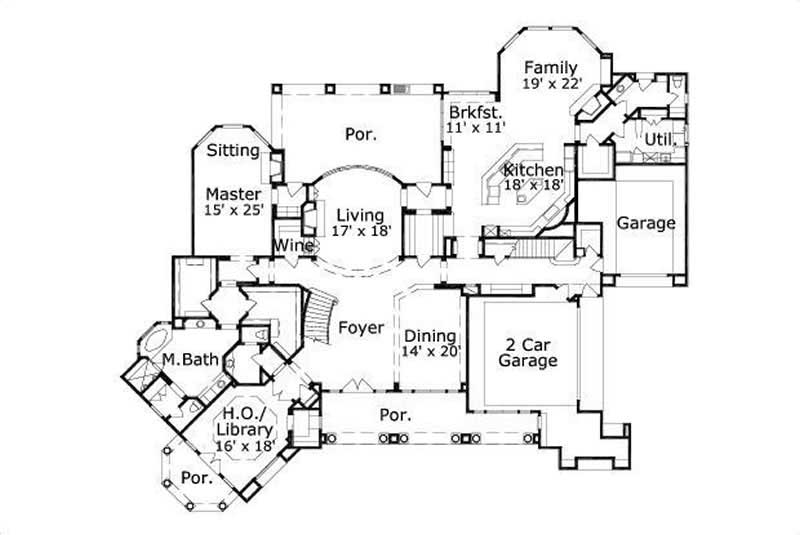 MAIN LEVEL FLOOR PLAN
